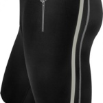 Pánske krátke bežecké nohavice Silvini Lambro MP614 black