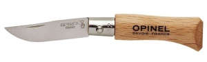 Zatvárací nôž Opinel N°02 Inox, 3,5 cm 001070