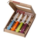 Sada 4 špikovacích nožov Opinel essential set sweet pop colours 001381