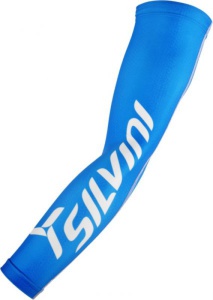 Cyklistické návleky na ruky Silvini Tubo-Team UA449 blue