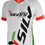 Detský cyklistický dres Silvini Team CD403 white