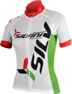 Dámsky cyklistický dres Silvini Team WD258 white
