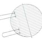 Rošt SOL grilovacie kruhový 40cm 70.400R