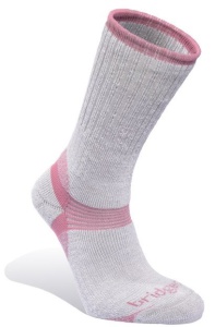 Ponožky Bridgedale Merino Hiker Women’s grey/pink/808