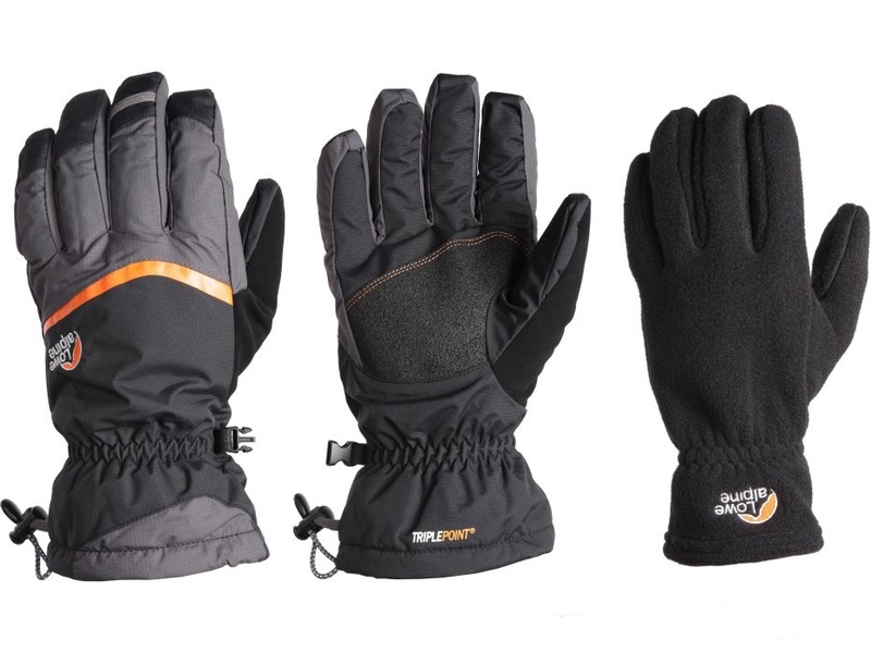 Rukavice Lowe Alpine Storm 3-in-1 Glove čierna