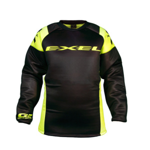 Brankársky dres EXEL G2 GOALIE PROTECTION JERSEY black / yellow