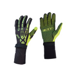 Brankárske rukavice EXEL G2 GOALIE GLOVES black / yellow