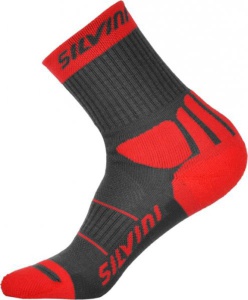 Ponožky Silvini Vallonga UA522 grey-red
