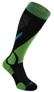 Ponožky Bridgedale Vertige Light 843 black / green