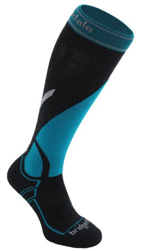 Ponožky Bridgedale Vertige Mid 003 gunmetal / blue