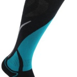 Ponožky Bridgedale Vertige Mid Women's 004 gunmetal / turquoise