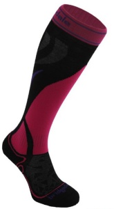 Ponožky Bridgedale Vertige Mid Women’s 317 black / pink
