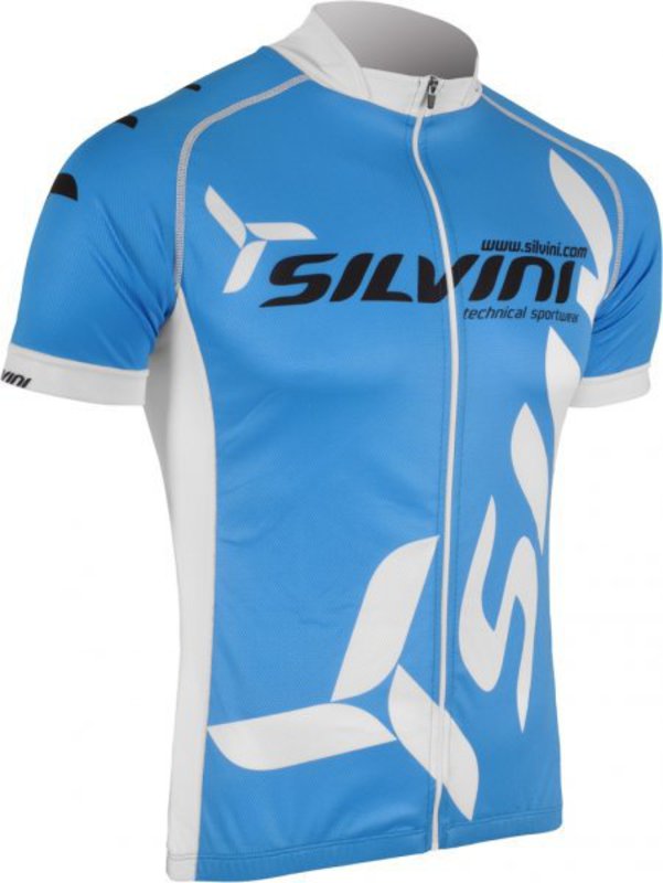 Pánsky cyklistický dres Silvini Team MD257 blue