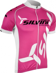 Pánsky cyklistický dres Silvini Team MD257 fuchsia