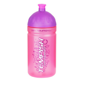 Športové fľaša Tempish BIDON 0,5l sa zátkou pink