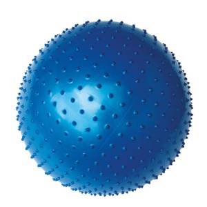Gymnastický lopta Yate Gymball – 65 cm s výstupky, modrá