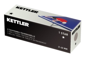 Loptičky na stolný tenis Kettler 1-STAR 7221-400