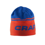 Čiapky CRAFT Logo 1903619-2565 - oranžová s modrou