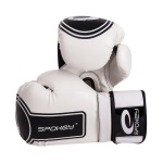 DARUMA Boxerské rukavice biele 10-12oz - všetky veľkosti v detailu