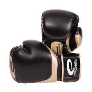 HANIWA Boxerské rukavice čierne 10-12oz – všetky veľkosti v detailu