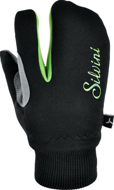 Detské rukavice Silvini TEXEL CA743 black-green