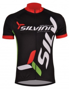 Pánsky cyklistický dres Silvini Team MD257 black