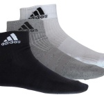 Ponožky adidas 3S Performance Ankle Half Cushioned 3p AA2287