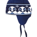 Detská pletená čiapka Kama B50 108 tmavo modrá