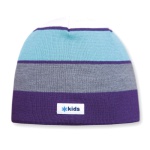 Detská pletená čiapka Kama B57 116 fialová