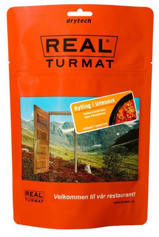Real Turmat Kurča v bylinkové omáčke s cestovinami, 144 g