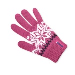 Detské pletené rukavice Kama RB10 114 ružová