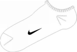 Ponožky Nike Ankle Femme Blue SX1430-103