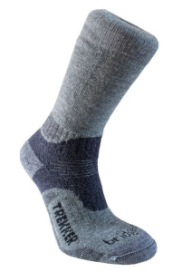 Ponožky Bridgedale WoolFusion Trekker grey / dark grey 013