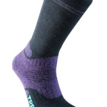 Ponožky Bridgedale WoolFusion Trekker Women's black/purple/016