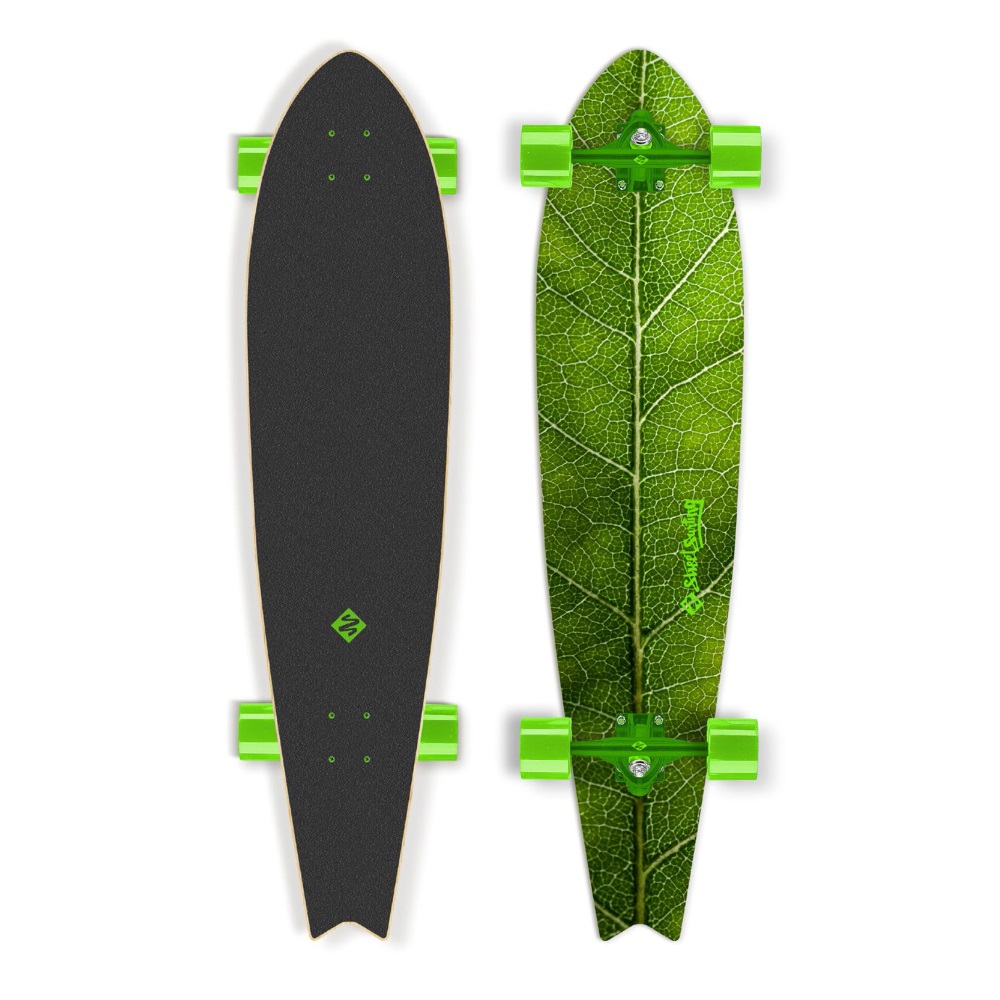 Street Surfing Fishtail – The Leaf 42" zelený truck