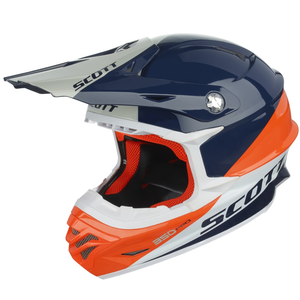 SCOTT 350 Pro Trophy modro-oranžová – XL (62)