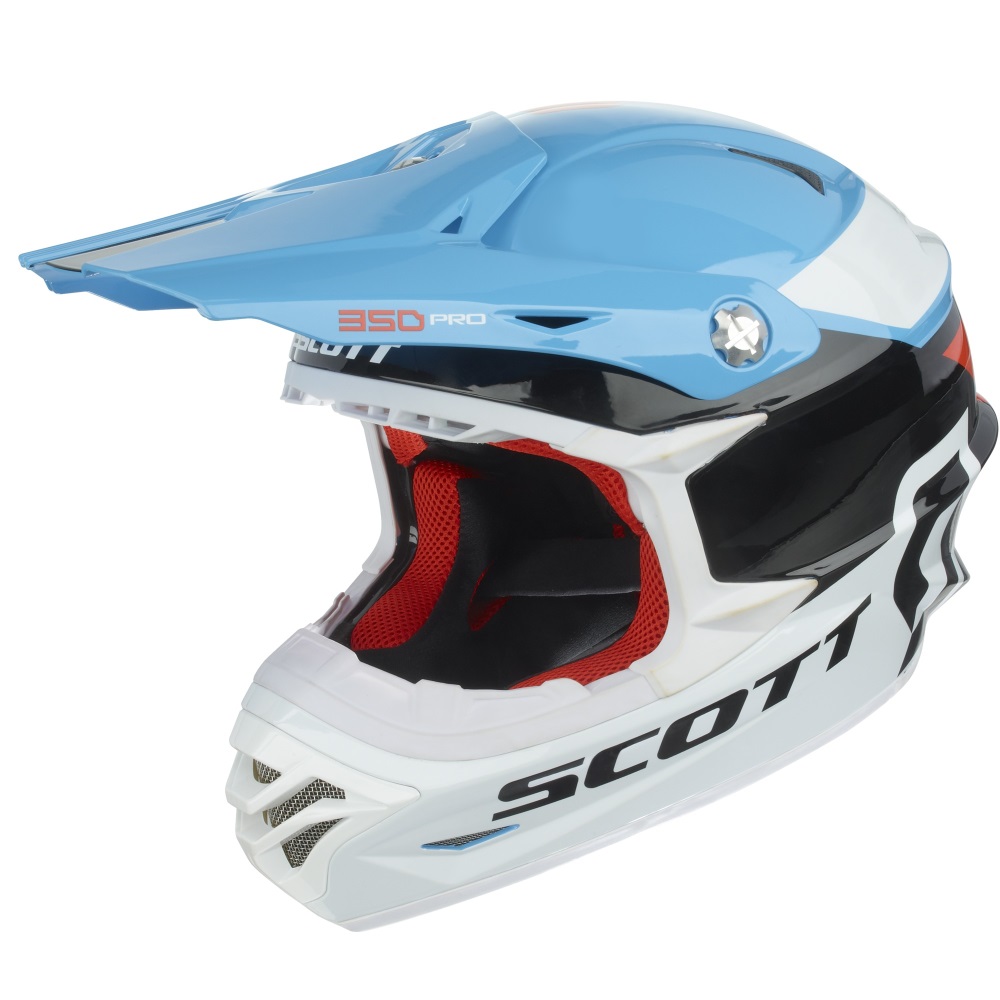 SCOTT 350 Pro Race modro-oranžová – XS (54)
