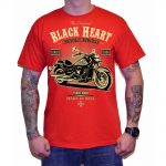 BLACKHEART Harley Red červená - L