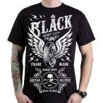 BLACKHEART Moto Wings čierna - M