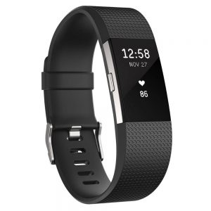 Fitbit Charge 2 Black Silver S