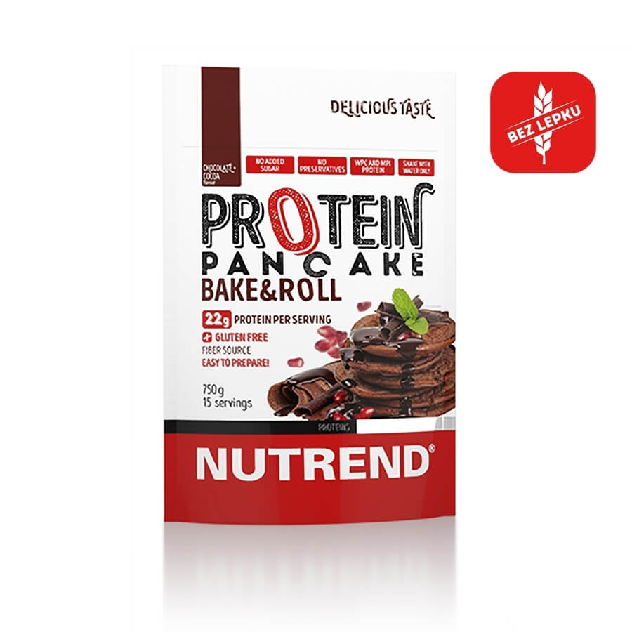 Nutrend Protein Pancake 750g čokoláda-kakao