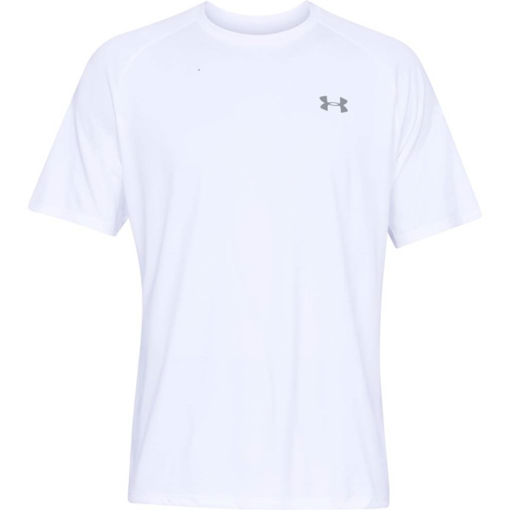 Under Armour Tech SS Tee 2.0 White/Overcast Gray – XS