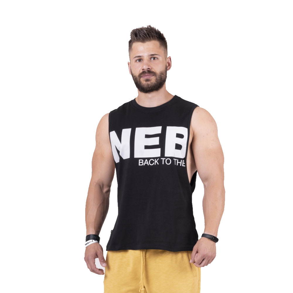 Nebbia Back to the Hardcore tank top 144 Black – XL