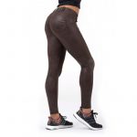 Nebbia Leather Look Bubble Butt 538 Brown - S