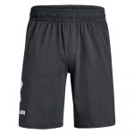 Under Armour Sportstyle Cotton Graphic Short Charcoal Medium Heather/White - L
