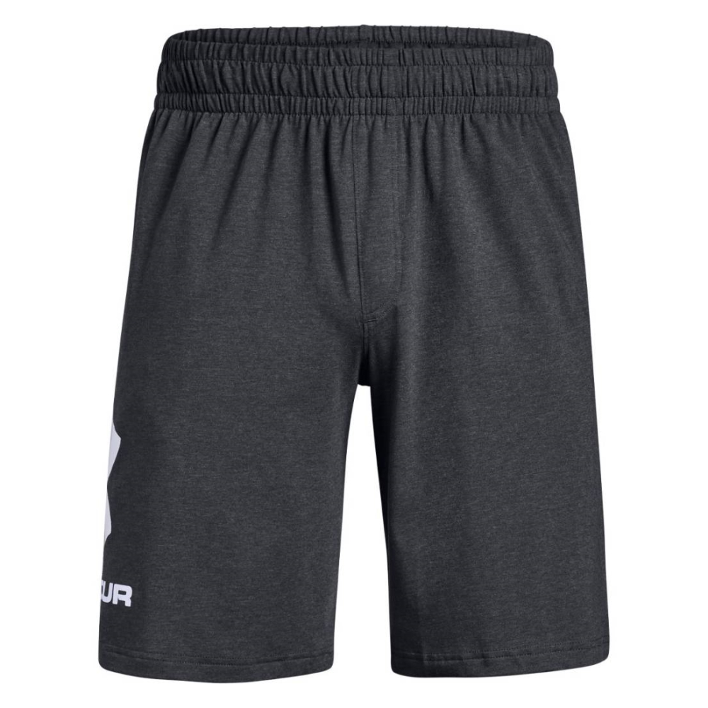 Under Armour Sportstyle Cotton Graphic Short Charcoal Medium Heather/White – L