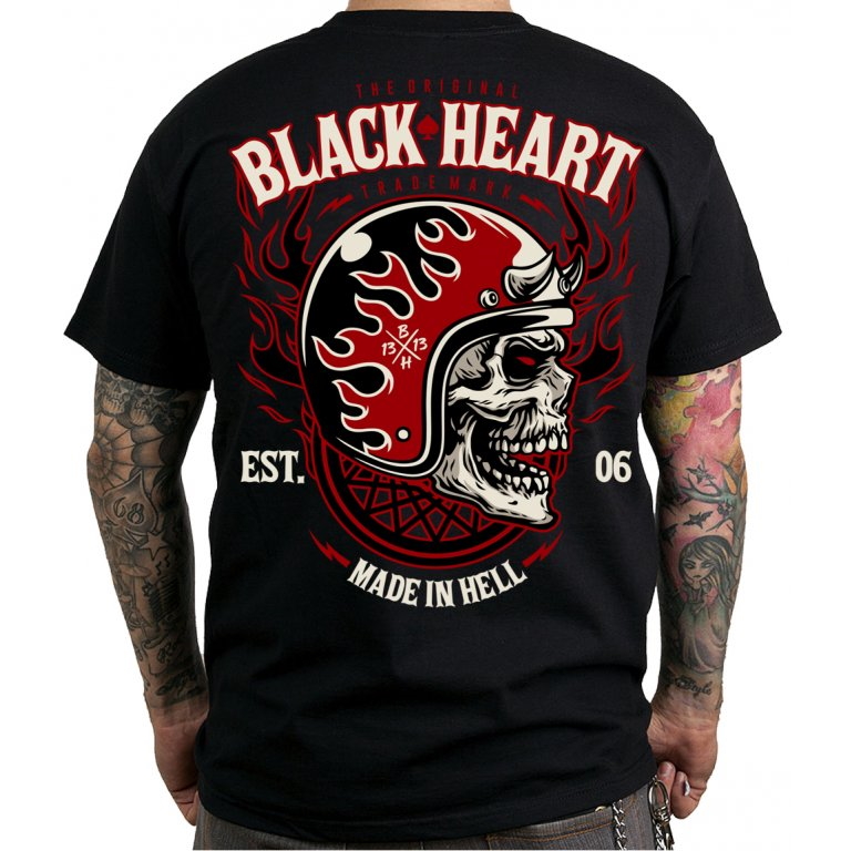 BLACK HEART Hatter čierna – L
