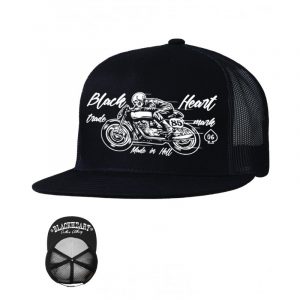 BLACK HEART Vintage Trucker čierna