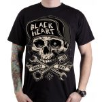BLACK HEART Garage Built čierna - XL