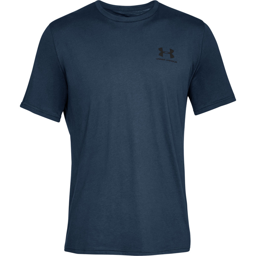 Under Armour Sportstyle Left Chest SS Academy/Black – L